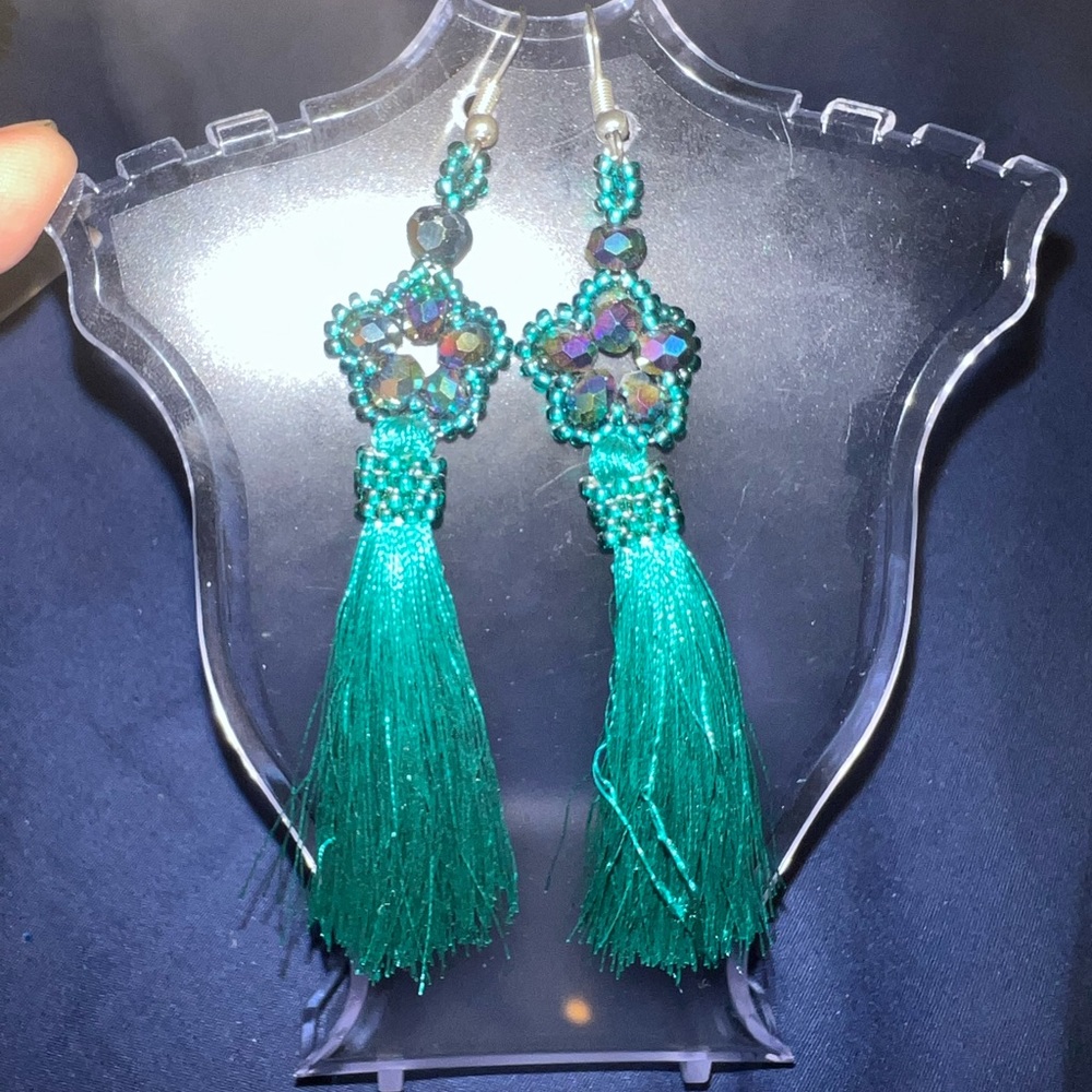 Handmade Mexican earrings aretes artesanales